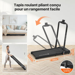 Mobvoi Tapis De Course Smart AI avec L'Application TicSports pour La Maison, Le Bureau, Téléphone, Ordinateur Portable, Grande Surface De Course, 12km/h, 120kg