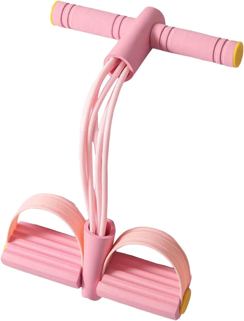 Corde de tension multifonction 6 tubes pour pédale, bande de résistance élastique pour yoga, pour abdominaux, taille, bras, jambes, étirements amincissants, entraînement bleu